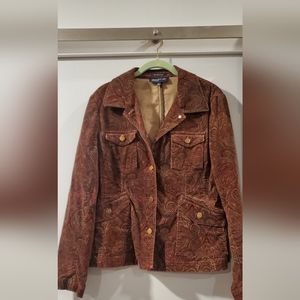 Jones New York Signature Corduroy Casual Jacket